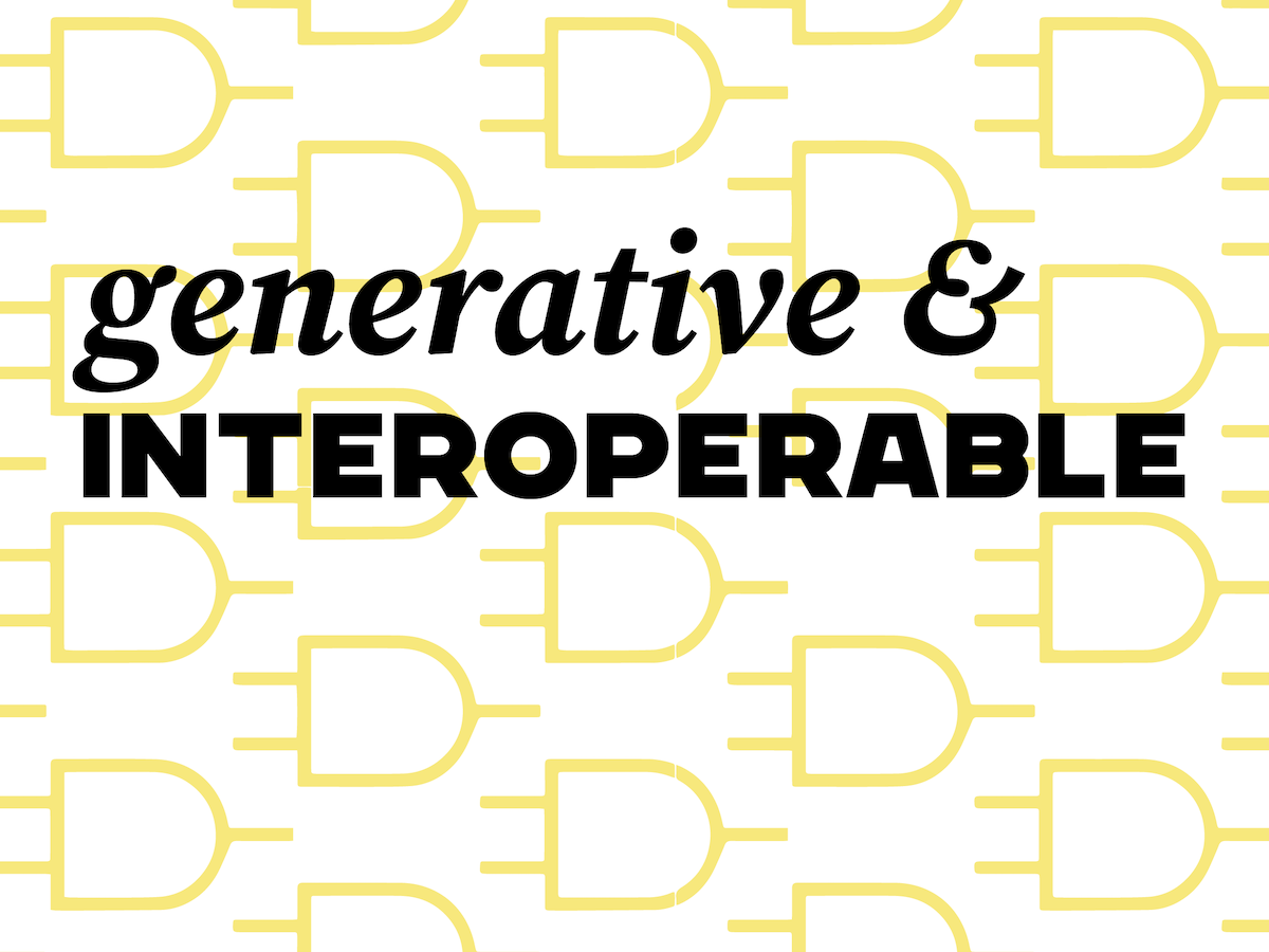 Generative Interoperability